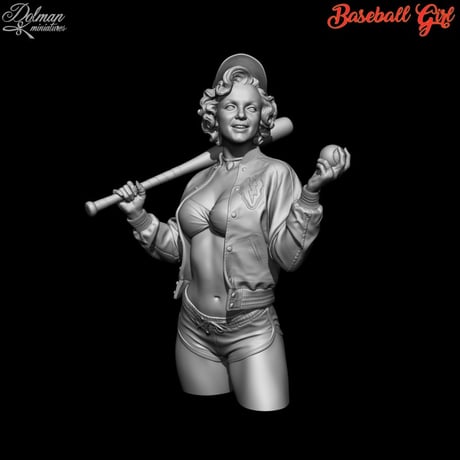1:10 BASEBALL GIRL BUST