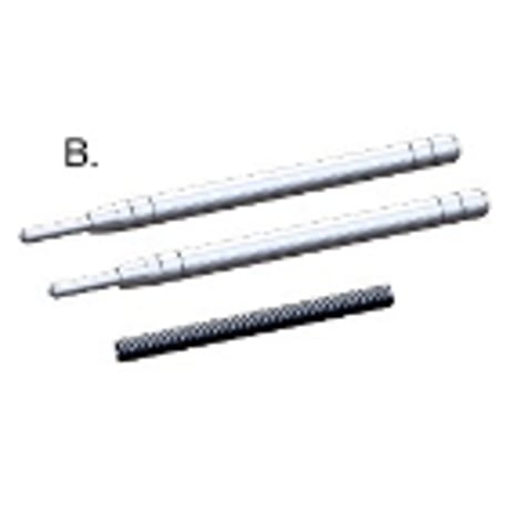 フレキシブルアンテナ 2本入 FLEXIBLE ANTENNA 2pcs Detail-up parts