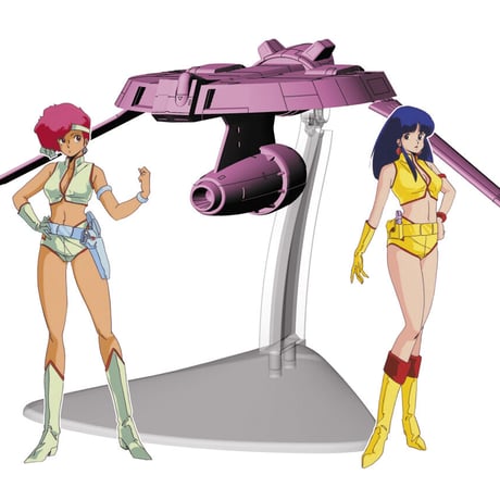 「DIRTY PAIR」1:20 KEI & YURI w/ 1:300 LOVELY ANGEL