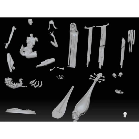 [SHIPPING AT 4Q] 1:6 玉石の琵琶の精 THE SPIRIT OF JADE STONE BIWA