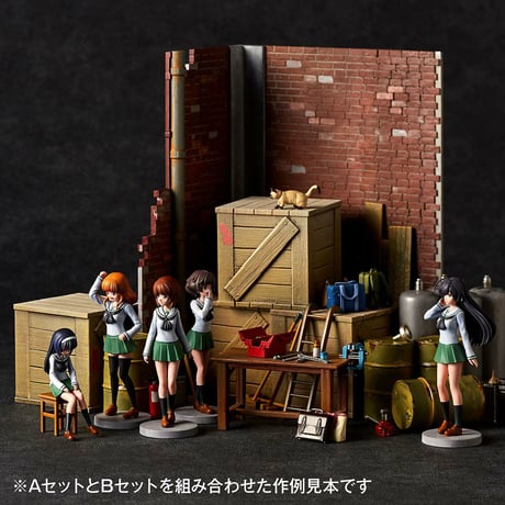 ARTPLA ガールズ＆パンツァー 最終章 ガレージセット[B]