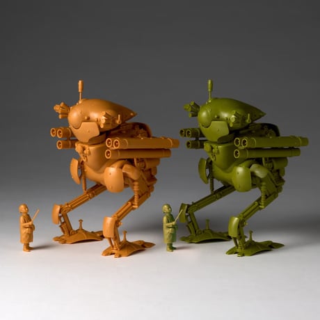 [SHIPPING AT JUN] ARTPLA 陸戦ガンス（2機セット）＆エディ・アムゼル GANS & Eddie Amsel