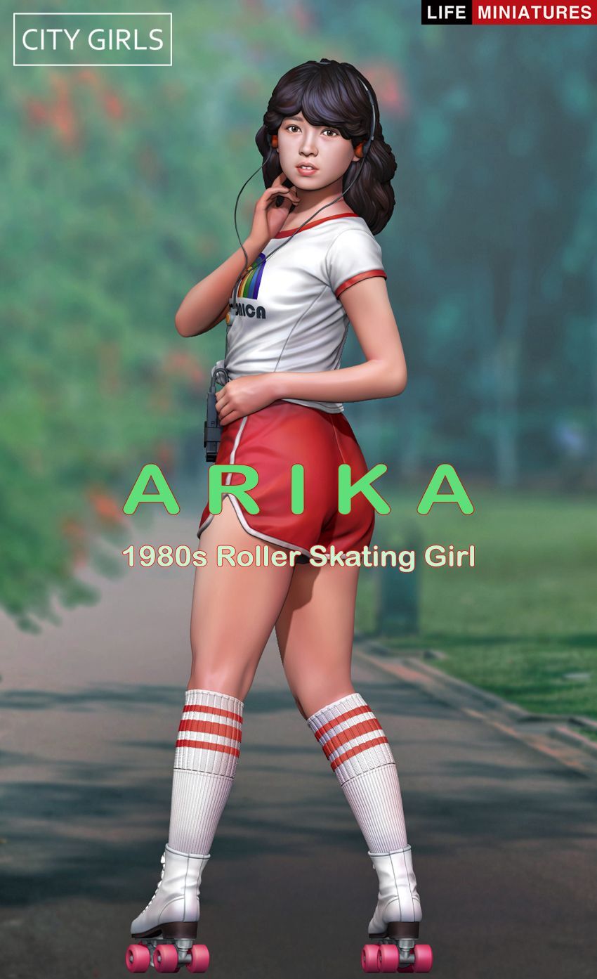シティガールズNo.2 アリカ ローラースケートの少女 1980年代 ARIKA