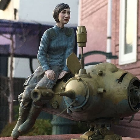 1:20 シュトラール軍 女性AI 技官 STRAHL FEMALE AI TEC OFFICER