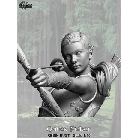 1:10 QUEEN FISHER BUST