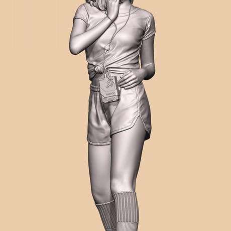 シティガールズNo.２ アリカ ローラースケートの少女 1980年代  ARIKA 1980s Roller Skating Girl