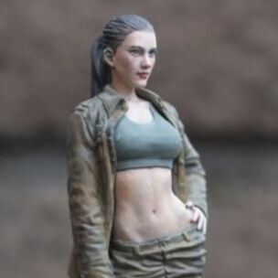 誠MODELS 1/20 テストパイロット A マシーネン ガレージキット 1:20 傭兵軍女性テストパイロット MERCENARY TROOPS FEMALE TES