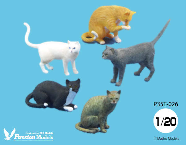 猫好きが認めるネコ 5種セット CATS 5pcs | tonerico：tokyo hobb