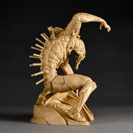 ARTPLA  SCULPTURE WORKS エヴァンゲリオン 2号機獣化第2形態 ザ・ビースト "ジオフロント血戦" ベージュカラーVer.