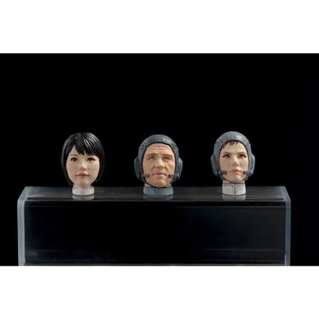 1:20 傭兵軍 男性&女性ヘッドパーツ 宇宙仕様  MERCENARY TROOPS MALE&FEMALE HEAD PART SPACE TYPE