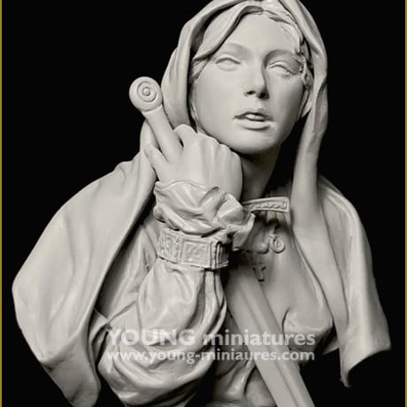 1:10 中世の女性 胸像 MEDIEVAL WOMAN BUST