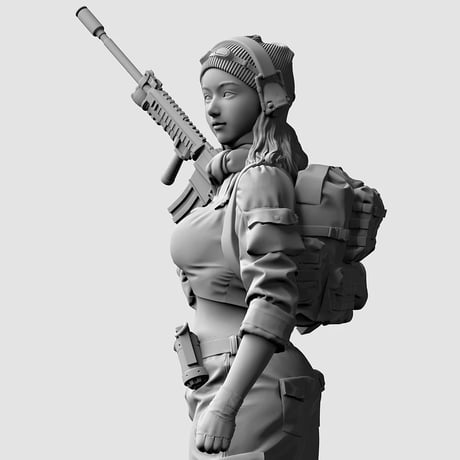 軍装少女 GIRL IN MILITARY UNIFORM