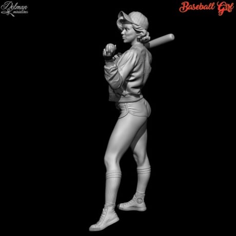 90mm BASEBALL GIRL