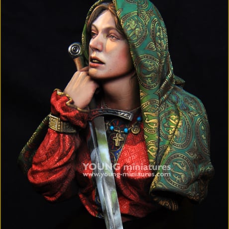 1:10 中世の女性 胸像 MEDIEVAL WOMAN BUST