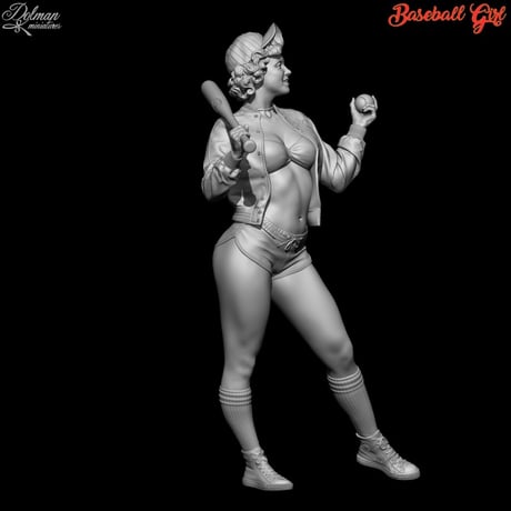 90mm BASEBALL GIRL Excluisve