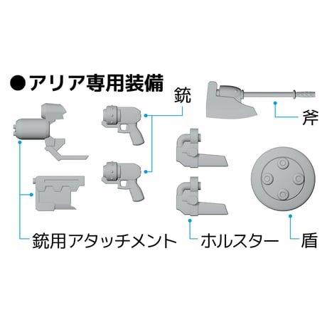[SHIPPING AT FEB] 1:12 A.S.G. ガールズ EMO-X0022 “アリア”