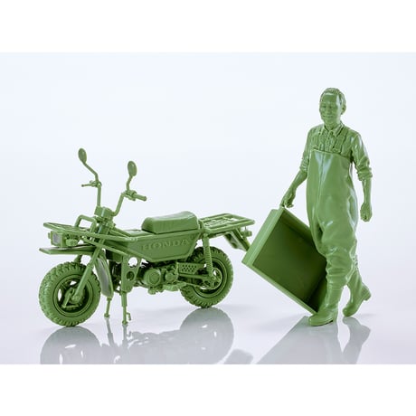 [SHIPPING AT DEC] PLAMAX MF-104 Rider's portrait Honda MOTRA イエロー/グリーン/ウィステリア