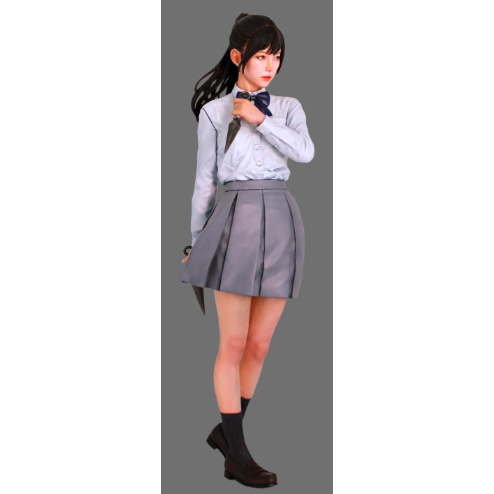 1:8 JKクナイ KUNAIアトリエイットレジンフィギュア Painting a resin figure model kit. 【JK KUNAI】ガレージ