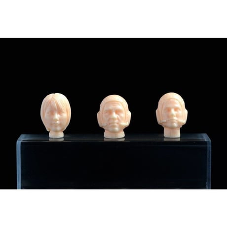 1:20 傭兵軍 男性&女性ヘッドパーツ 宇宙仕様  MERCENARY TROOPS MALE&FEMALE HEAD PART SPACE TYPE