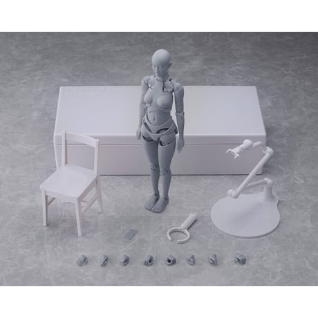 [SHIPPING AT SEP] 西村式デッサン人形 オリーブさん GRAY / FLESH Nishimura Style Drawing Doll Olive