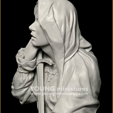 1:10 中世の女性 胸像 MEDIEVAL WOMAN BUST