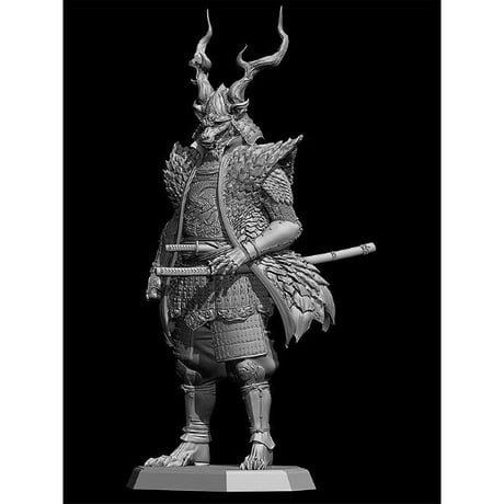干支ノ武者[辰] 組み立て式固定プラスチックモデルキット【REPRODUCTION・再生産】
