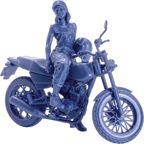 [SHIPPING AT DEC] PLAMAX MF-103 Rider's portrait Honda FTR 223 レッド/ブルー/ホワイト