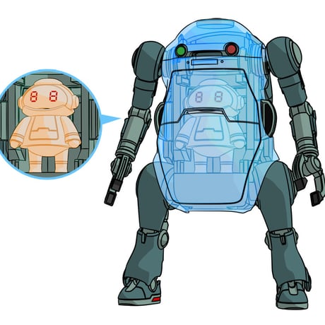 1:35 メカトロウィーゴ  ボトムズコラボシリーズ Vol.2 “ぶるーてぃっしゅどっぐ＆ぢぢりうむかぷせる”