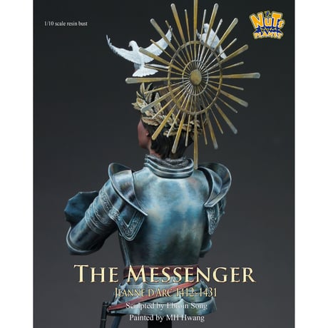 1:10 "神の使者"ジャンヌ・ダルク 1412-1431(半身像) THE MESSENGER BUST