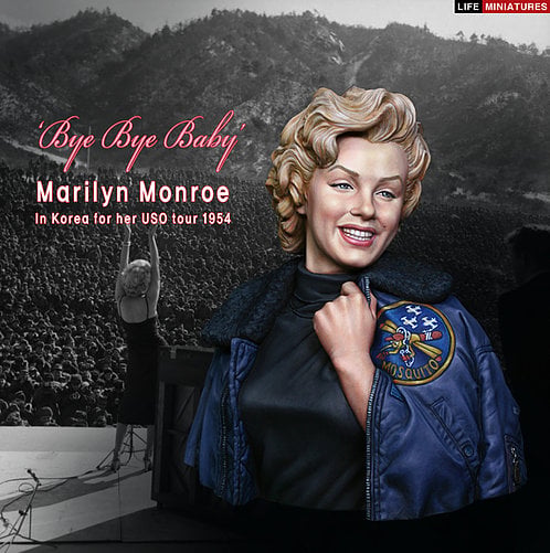 1:10 マリリン・モンロー 韓国オーサン基地慰問1954 胸像 MARILYN MONRO