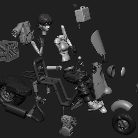 1:12 ジャンクライダーガール JUNK RIDER GIRL