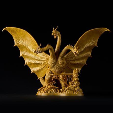 [SHIPPING AT AUG] ARTPLA SCULPTURE WORKS キングギドラ Re:イマジネーション