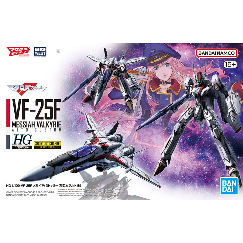 カ*イ様 HG1/100 VF-25Fメサイアバルキリー　アルト機　デラックスセ 模型・プラモデル カ*イ様 HG1/100 VF-25Fメサイアバルキリー アルト機