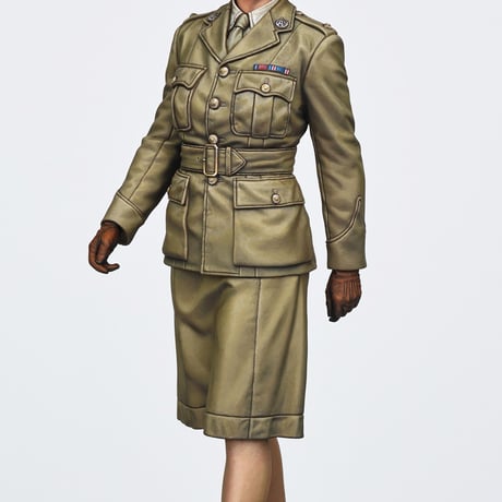 イギリス 補助地方義勇軍 行進するエリザベス・ウィンザー2級准大尉 1945年