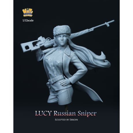 1:12 ロシア最凶の女狙撃兵ルーシー 胸像  LUCY Russian Sniper BUST