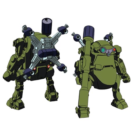 [SHIPPING AT JUN] 1:35 メカトロウィーゴ  ボトムズコラボシリーズ Vol.5  “らうんどむーばー＆ふぃあな” (2体ｾｯﾄ)