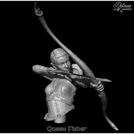 1:10 QUEEN FISHER BUST