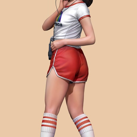 シティガールズNo.２ アリカ ローラースケートの少女 1980年代  ARIKA 1980s Roller Skating Girl