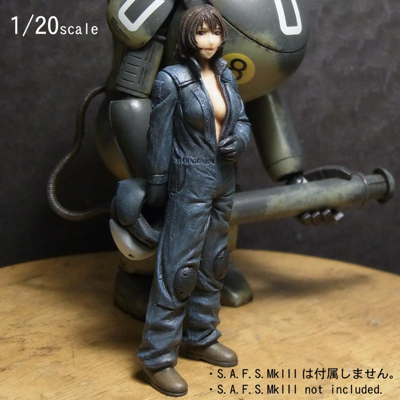 1:20 傭兵軍女性パイロット【重力下S】MERCENARY ARMY FEMALE PILO
