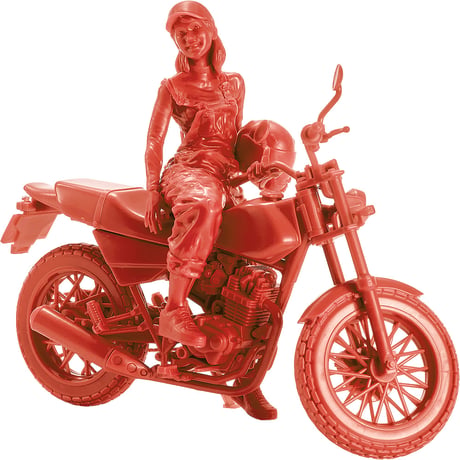 [SHIPPING AT DEC] PLAMAX MF-103 Rider's portrait Honda FTR 223 レッド/ブルー/ホワイト