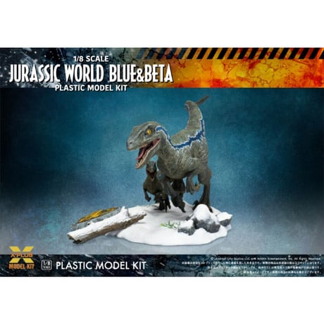 1:8 ヴェロキラプトル ”ブルー”＆”ベータ”  ジュラシック・ワールド／新たなる支配者 PLASTIC MODEL KIT
