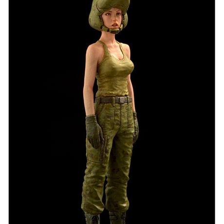 1:35 MERCENARY TROOPS FEMALE PILOT / Freesia
