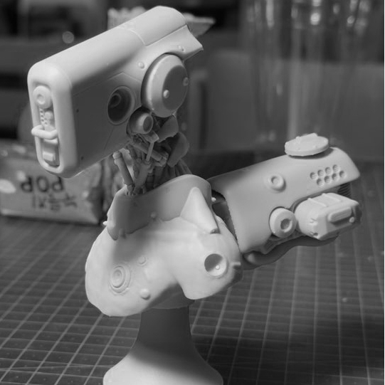 芸術品 アメリカン チョッパーバイク タトゥー ファンキーおやじ フィギュア 1:6 WEIRD PUNK 