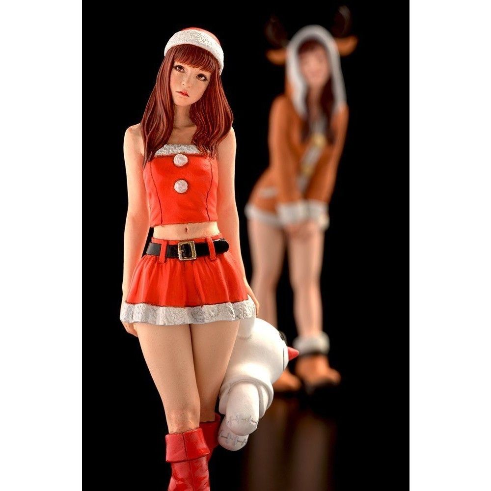 B152 サンタガール 1/20スケール 塗装済完成品ブリックワークス 林浩己 Amazon | ブリック・ワークス マシーネンクリーガー サンタ