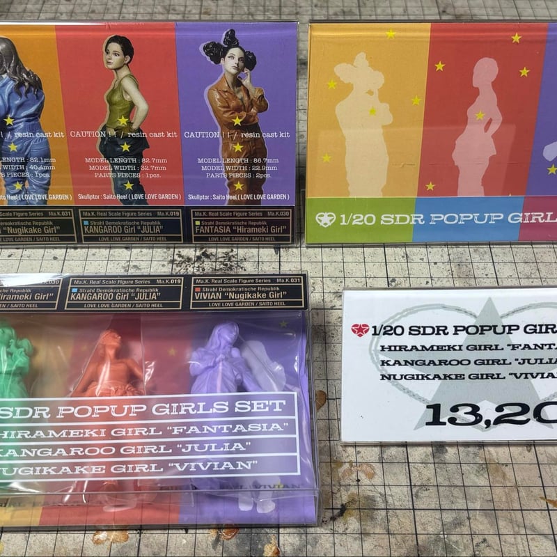 1:20 SDR POP UP GIRLS SET | tonerico：tokyo hobb