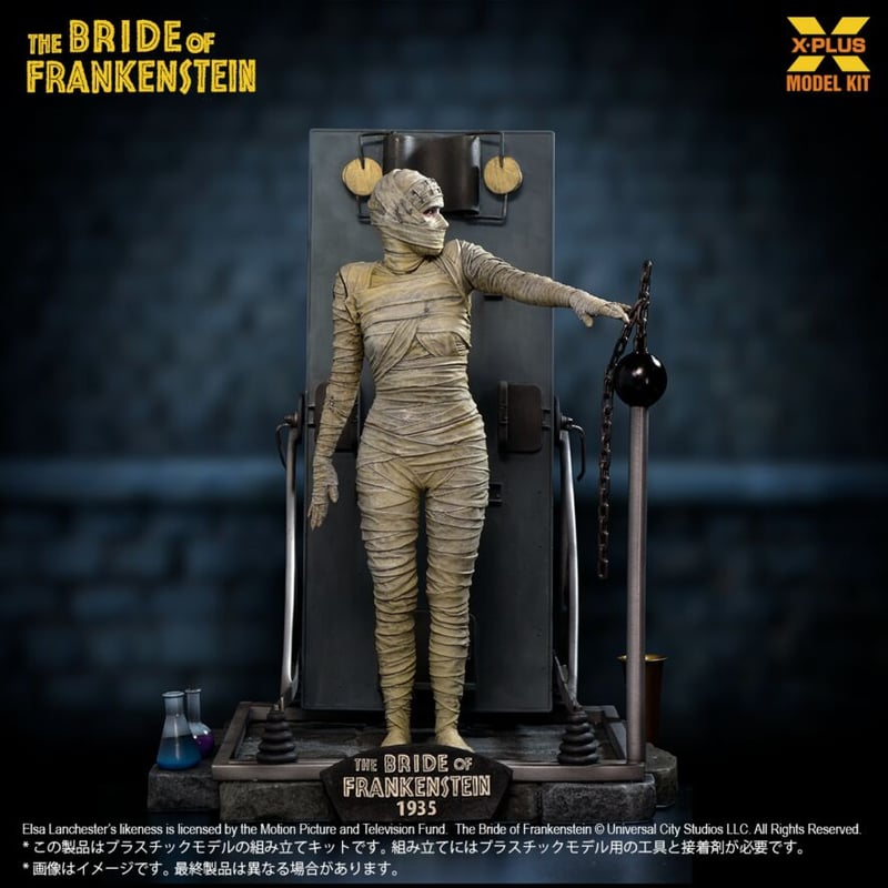The Bride of Frankenstein 全プラスチック組立キット 1/8 The Bride Of Frankenstein Plastic Model Kit