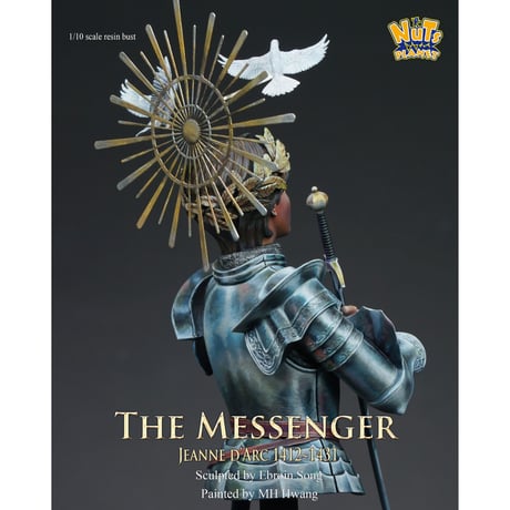 1:10 "神の使者"ジャンヌ・ダルク 1412-1431(半身像) THE MESSENGER BUST