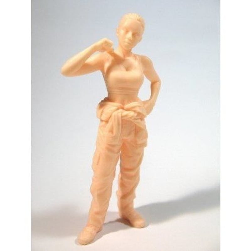BRICK WORKS Ma.K.女性整備士（A） 1/20 の塗装済み完成品 1:20 Ma.K.女性整備士(A) FEMALE MECHANIC A | tonerico
