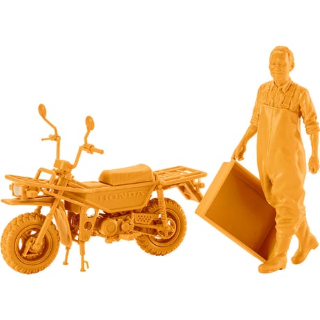 [SHIPPING AT DEC] PLAMAX MF-104 Rider's portrait Honda MOTRA イエロー/グリーン/ウィステリア