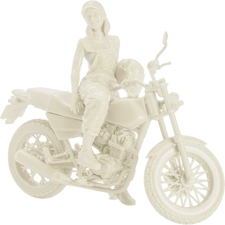 [SHIPPING AT DEC] PLAMAX MF-103 Rider's portrait Honda FTR 223 レッド/ブルー/ホワイト